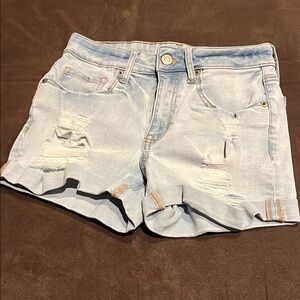 Aeropostale Blue Jean Shorts Casual Comfort